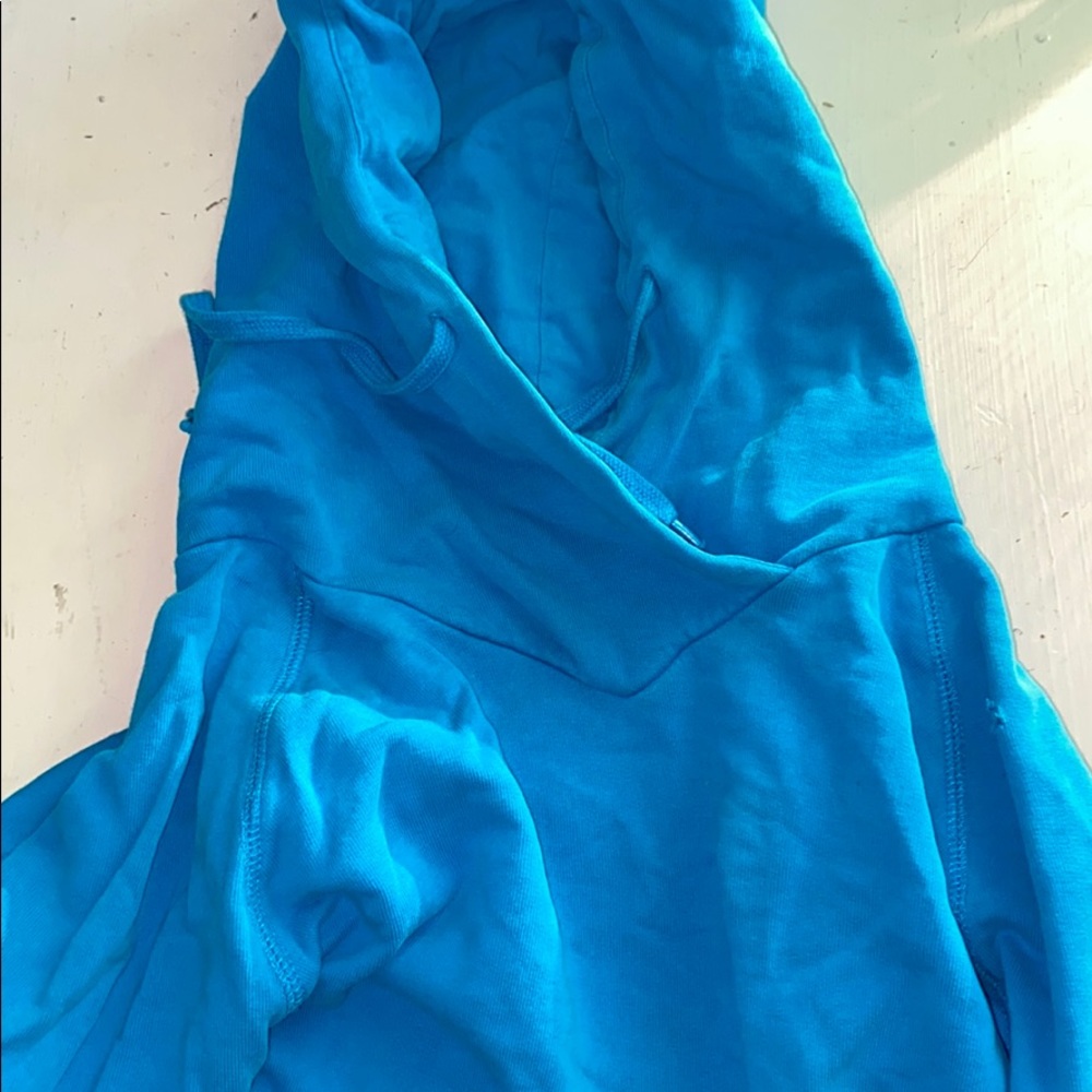 Blue hoodie
